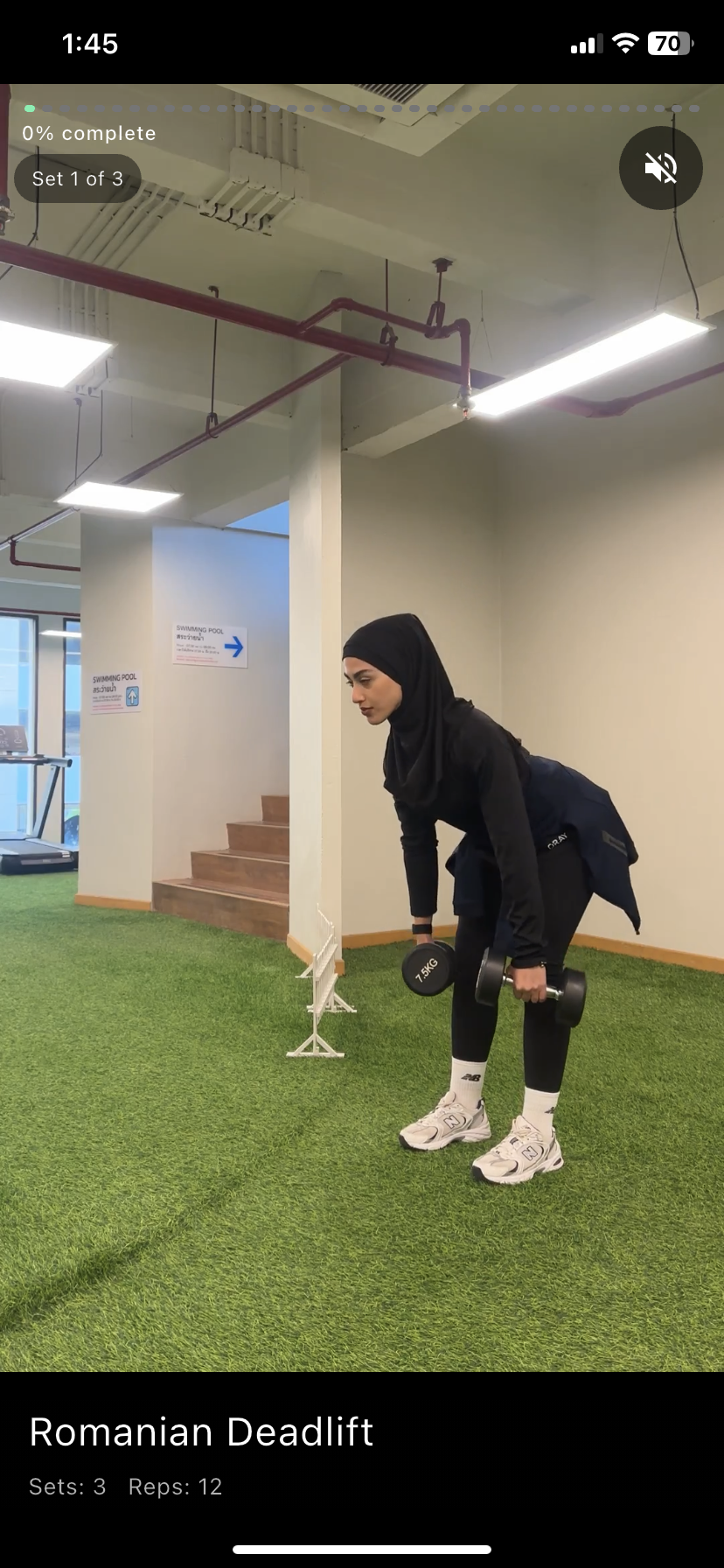 Progress tracker screen