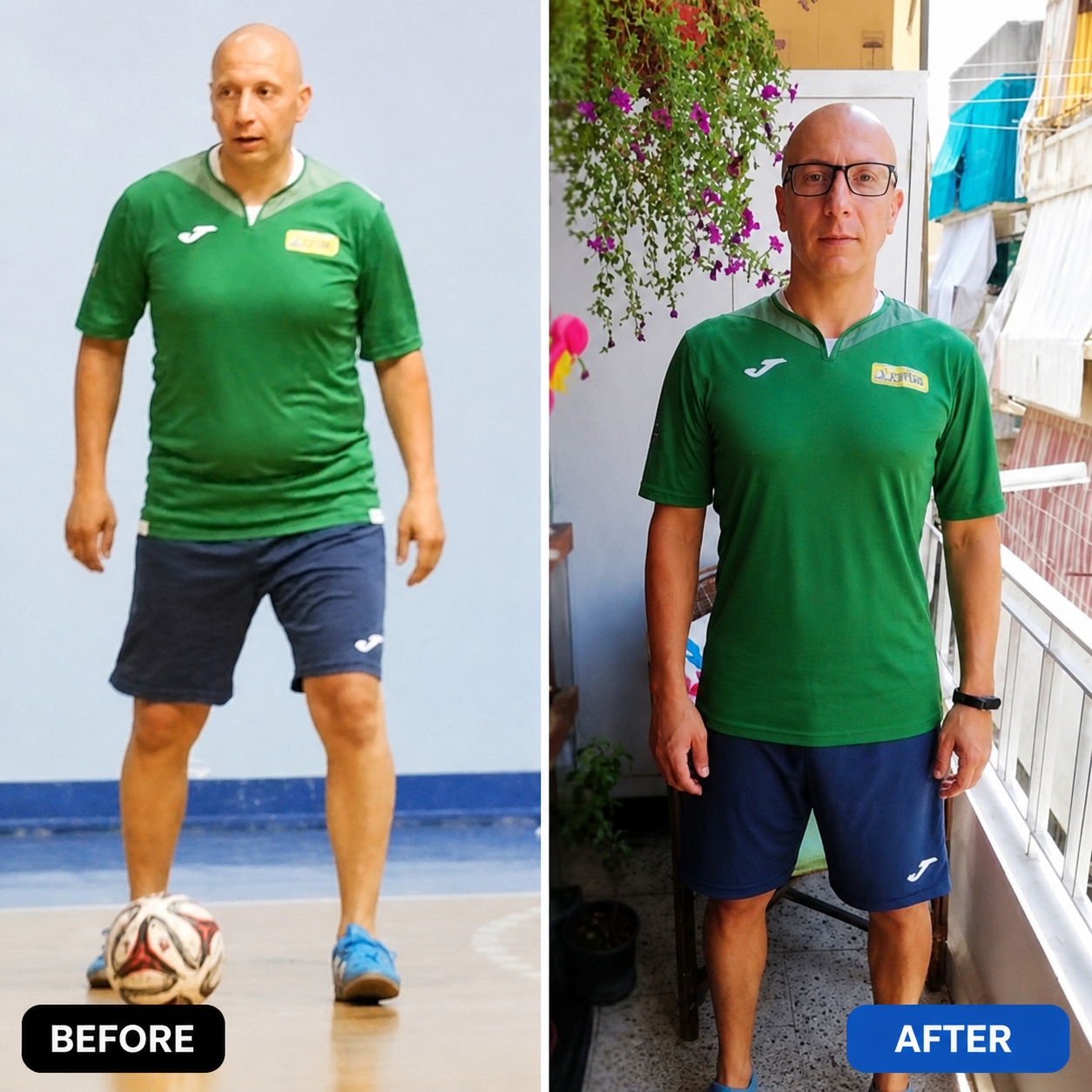 Fadi transformation after losing 9 kilograms