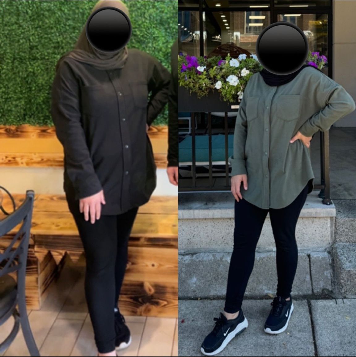 Fatima transformation after losing 11 kilograms